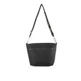 LeSportsac Unisex Small Bucket Bag In Black Cats Embroidery