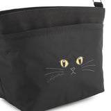 LeSportsac Unisex Small Bucket Bag In Black Cats Embroidery