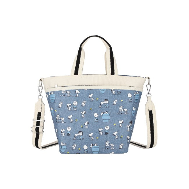 LeSportsac Unisex Bags Bucket Tote In Peanuts Happy Pals