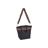 LeSportsac Unisex Bucket Tote In Deep Sea/Dark Chocolate