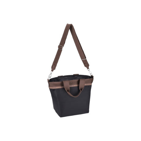 LeSportsac Unisex Bucket Tote In Deep Sea/Dark Chocolate