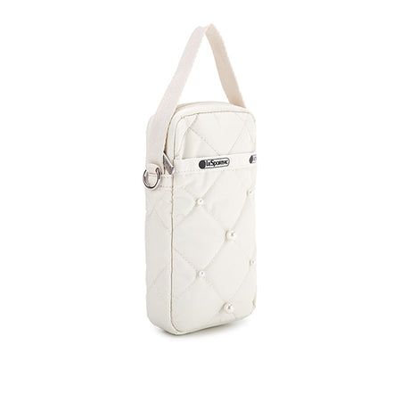 Mini Phone W Pearls In Starlight Pearl