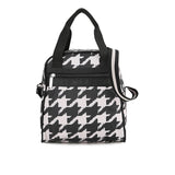 LeSportsac Tas Unisex N/S Mini Satchel In Blk/ Beige Houndstooth