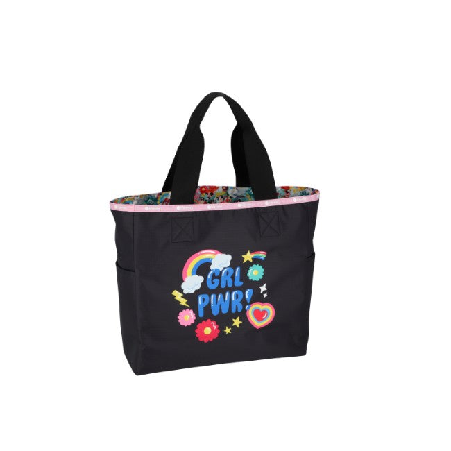 LeSportsac Unisex Bags Lg Reversible Tote In Ppg Grl Pwr Tote