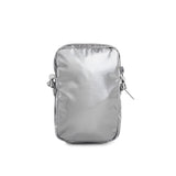 Mini Phone Bag In Gunmetal Gray Shine
