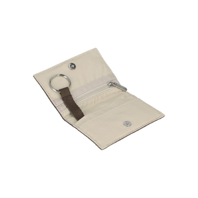 LeSportsac Unisex Snap Card Case In Dark Chocolate