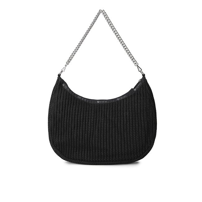 LeSportsac Unisex Bags Chain Crochet N/S Hobo In Black Crochet