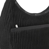 LeSportsac Unisex Bags Chain Crochet N/S Hobo In Black Crochet