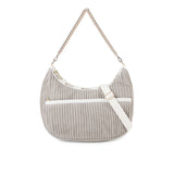 LeSportsac Unisex Bags Chain Crochet N/S Hobo In Beige Crochet