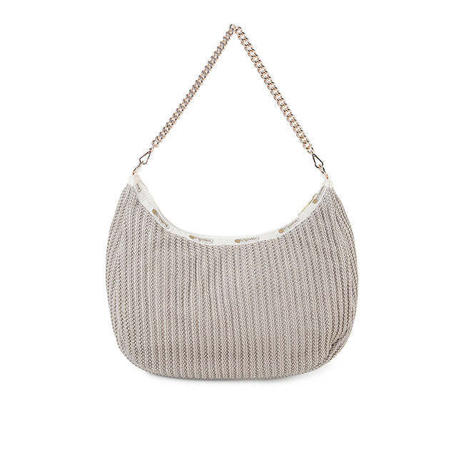LeSportsac Unisex Bags Chain Crochet N/S Hobo In Beige Crochet