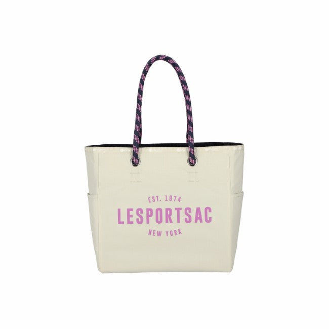 LeSportsac Unisex Bags Ml 2 Way Tote In 2 Way Bscut Bege/Deep Sea