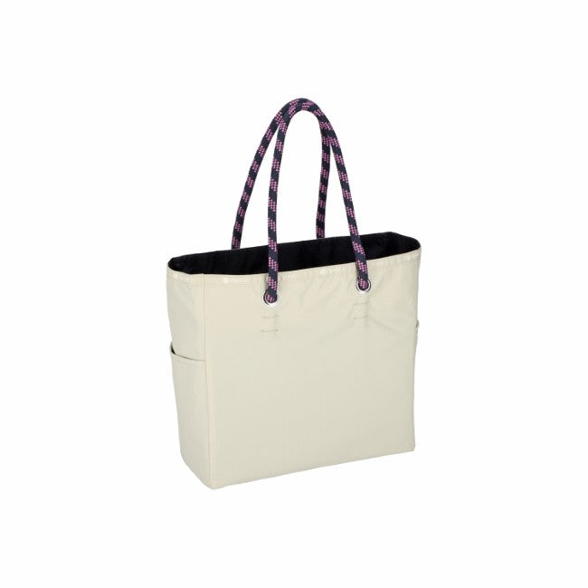 LeSportsac Unisex Bags Ml 2 Way Tote In 2 Way Bscut Bege/Deep Sea