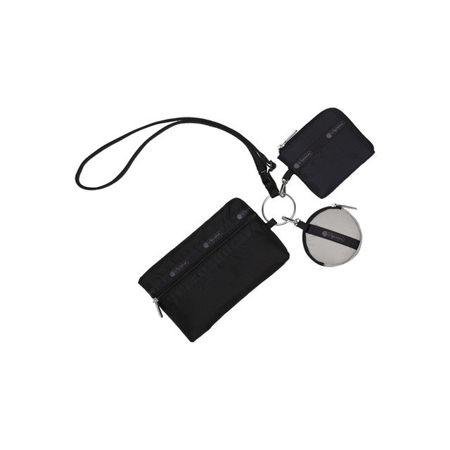 Multi Pouch Wristlet In Black/Dove/Deep Sea Cb