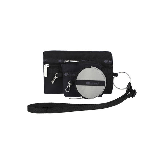 Multi Pouch Wristlet In Black/Dove/Deep Sea Cb