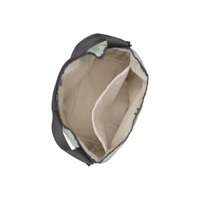 LeSportsac Unisex Convertible Bucket Bag In Frosty Green/ Thunder