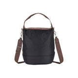 LeSportsac Unisex Convertible Bucket Bag In Deep Sea/Dark Chocolate