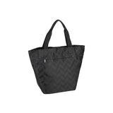 Market Tote In Herringbone Jacquard