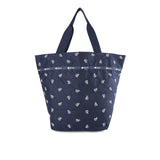Market Tote In Navy Bandana Emb