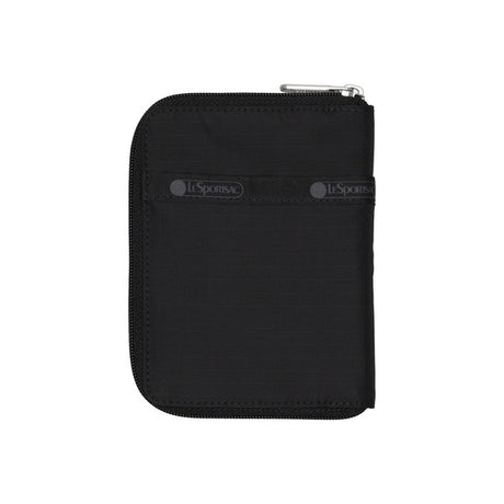 Zip Travel Wallet In Recycled Black