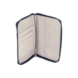 Zip Travel Wallet In Deep Sea Blue