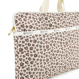 Th Laptop Case 15 In Latte Heart Leopard