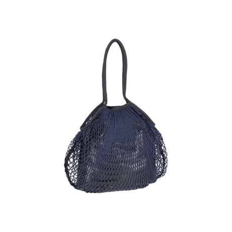 Med Net Tote Bag In Fish Net Black Foil