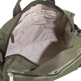 Mini Duffel Crossbody In Dark Olive