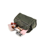 Mini Duffel Crossbody In Dark Olive