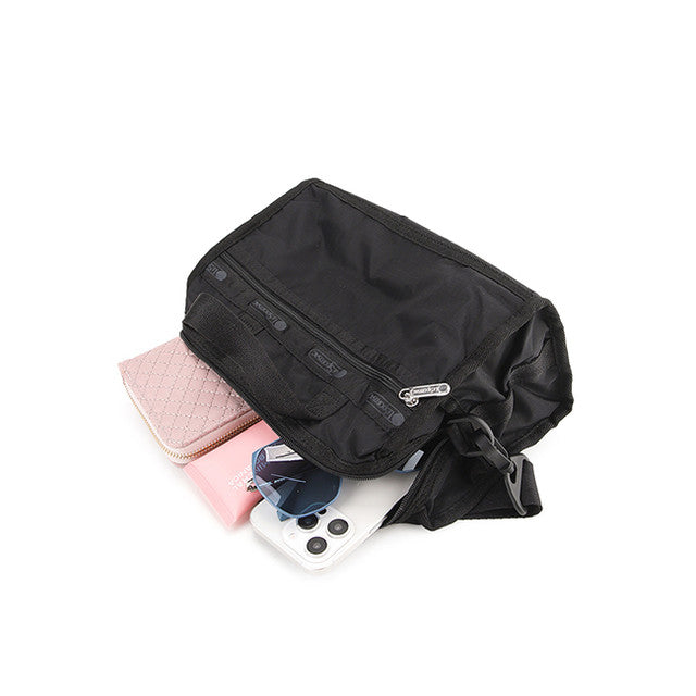 Mini Duffel Crossbody In Recycled Black