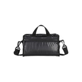 LeSportsac Unisex Bags Mini Duffel Crossbody In Black Shine