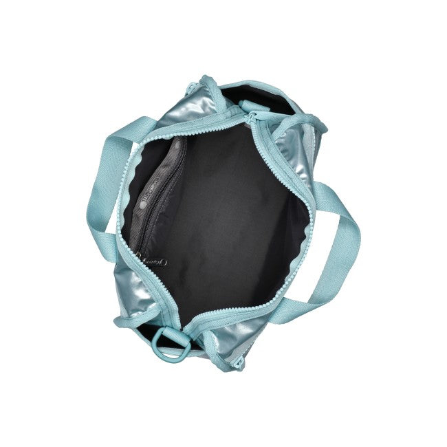 LeSportsac Unisex Bags Mini Duffel Crossbody In Aqua Blue Shine