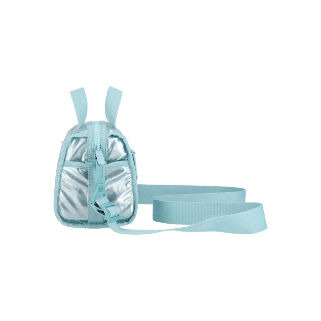 LeSportsac Unisex Bags Mini Duffel Crossbody In Aqua Blue Shine