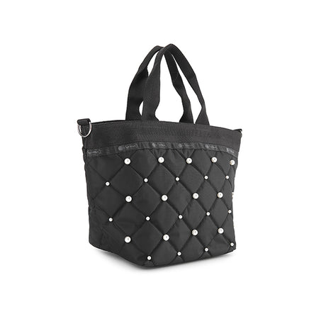 Bucket Tote W Pearls2 In Midnight Pearl