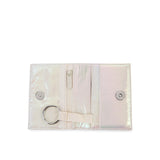 Gradient Snap Card Case In Pearlized Gradient Shine