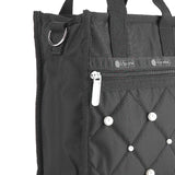 Mini N/S Tote W/ Pearls In Midnight Pearl