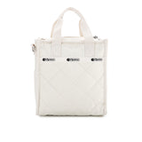 Mini N/S Tote W/ Pearls In Starlight Pearl