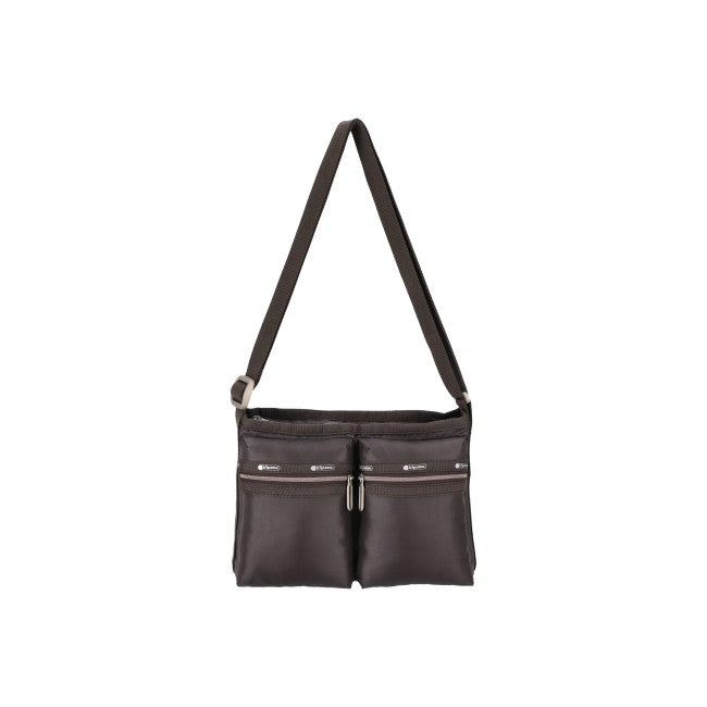 LeSportsac Unisex Bags Essential Zip Crossbody In Dark Chocolate C