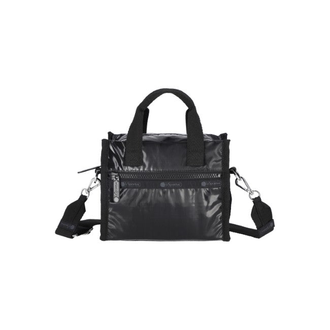 LeSportsac Unisex Bags E/W Shoulder Satchel In Black Shine