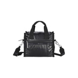 LeSportsac Unisex Bags E/W Shoulder Satchel In Black Shine