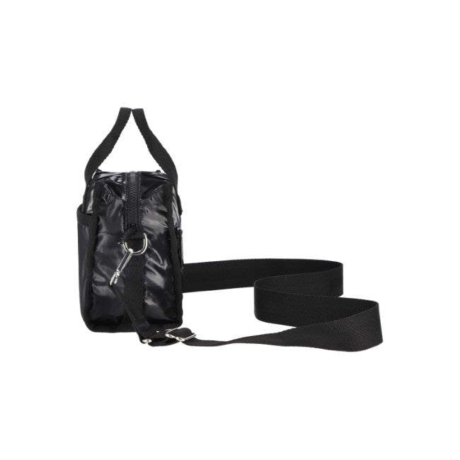 LeSportsac Unisex Bags E/W Shoulder Satchel In Black Shine