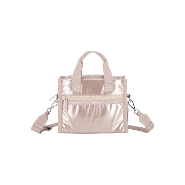 LeSportsac Unisex Bags E/W Shoulder Satchel In Rose Gold Shine
