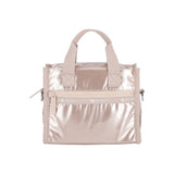 LeSportsac Unisex Bags E/W Shoulder Satchel In Rose Gold Shine