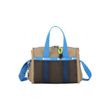 LeSportsac Unisex Bags Msgm Metro Xbody In Metro Khaki/Blue