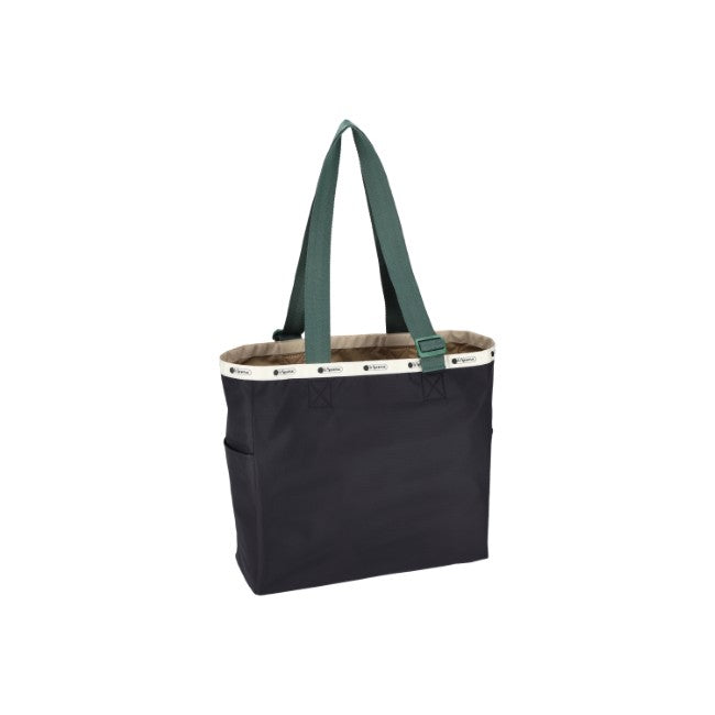 LeSportsac Unisex Bags Lg Handle Adj Tote In Deep Sea/Bottle Green Wb