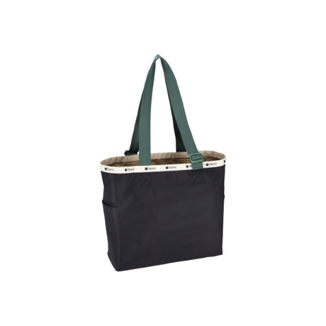 LeSportsac Unisex Bags Lg Handle Adj Tote In Deep Sea/Bottle Green Wb
