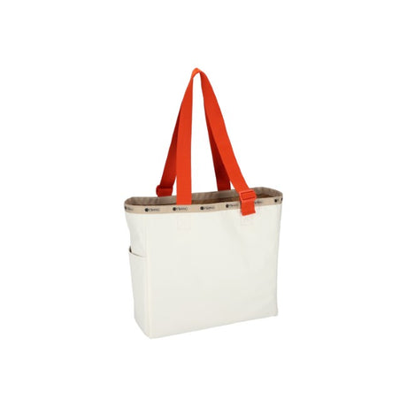 LeSportsac Unisex Bags Lg Handle Adj Tote In Meringue/Mandarin Wb