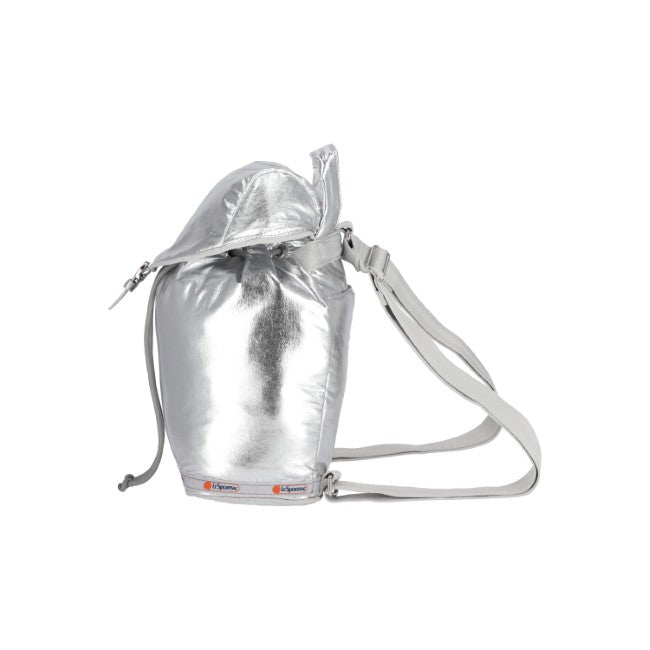 Puffy Backpack In Astro Silver