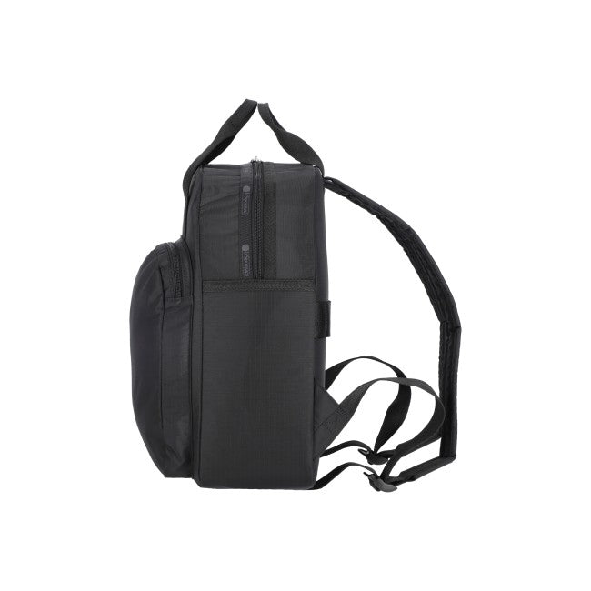 LeSportsac Unisex Bags Medium E/W Backpack In Recycled Black