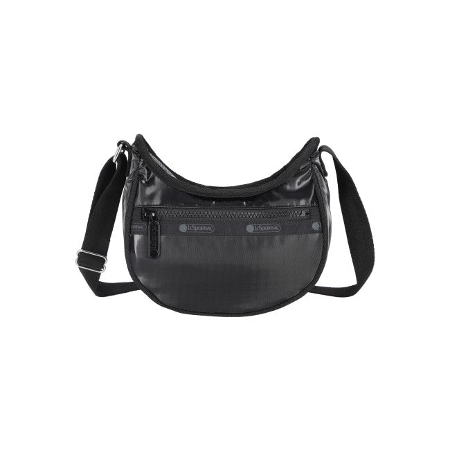 LeSportsac Unisex Bags Mini Hobo Crossbody In Black Shine
