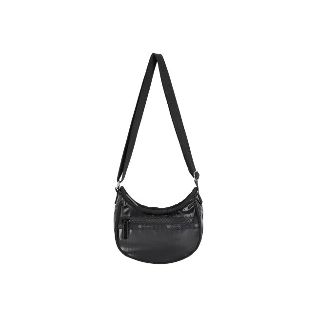 LeSportsac Unisex Bags Mini Hobo Crossbody In Black Shine